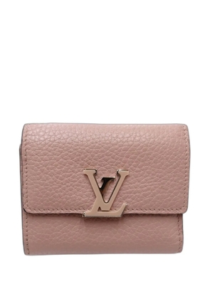 Louis Vuitton Pre-Owned 2019 Taurillon Capucines Compact Wallet small wallets - Pink