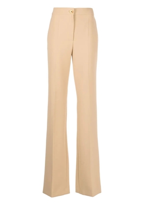 Moschino high-waist wide-leg trousers - Neutrals