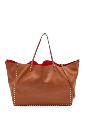 Valentino Garavani Pre-Owned Rockstud reversible tote bag - Brown