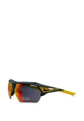 Nike Hyperforce geometric-frame sunglasses - Green