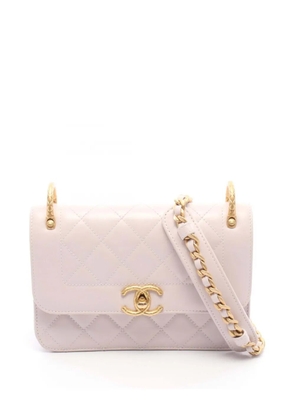 CHANEL Pre-Owned 2021-2026 Mini Quilted Calfskin Perfect Fit Flap crossbody bag - Pink