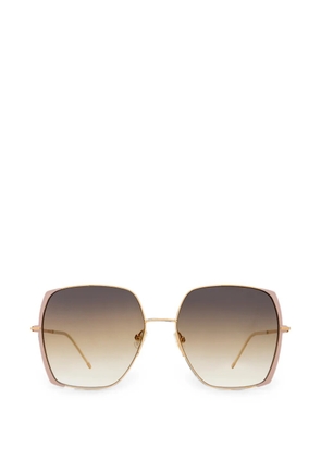 BOSS geometric-frame sunglasses - Pink