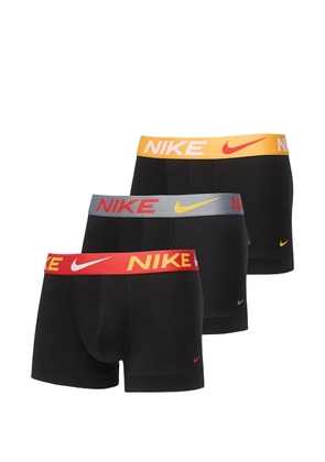 Nike logo-waistband trunks - Black