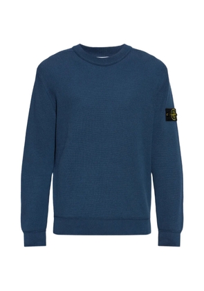 Stone Island loose-fit crewneck sweater - Blue
