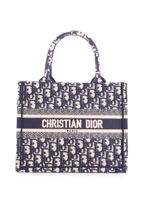 Christian Dior Pre-Owned Book Oblique Canvas Small tote bag - Blue