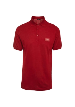 Dolce & Gabbana Pre-Owned pique polo shirt - Red