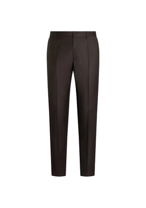 Dolce & Gabbana pressed-crease tailored trousers - Brown