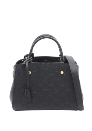 Louis Vuitton Pre-Owned 2020 Monogram Empreinte Montaigne BB satchel - Black