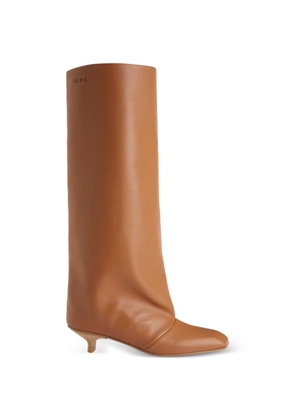 Giuseppe Zanotti pointed-toe knee-high boots - Brown