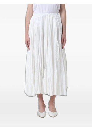 MeimeiJ plissé-effect maxi skirt - White