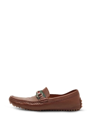 Gucci Pre-Owned Horsebit loafers - Brown