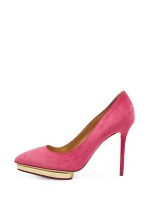 Charlotte Olympia Dotty platform pumps - Pink