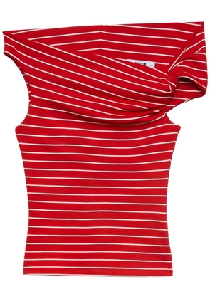 MSGM knot-detail top - Red