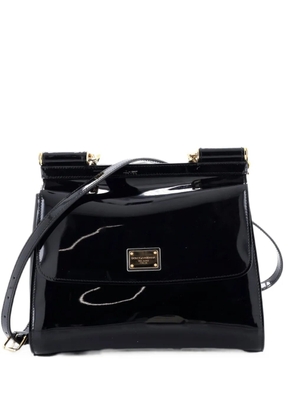 Dolce & Gabbana Pre-Owned Miss Sicily Bag Patent Medium satchel - Black