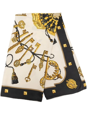Hermès Pre-Owned 1990-2001 Les Cles Silk Scarf 90 scarves - Black