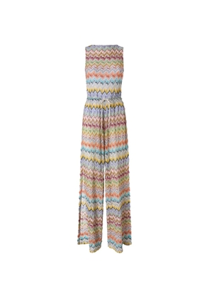 Missoni Zigzag-knit jumpsuit - Grey