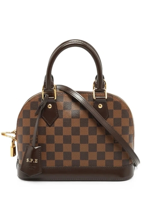 Louis Vuitton Pre-Owned 2018 BB Alma Damier Ebene handbag - Brown