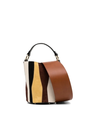 colville Patch cylinder small tote bag - Brown
