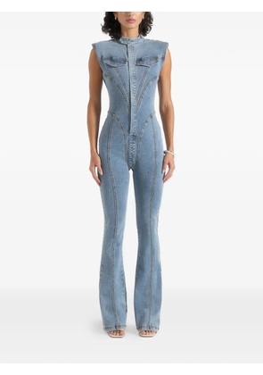 Manière De Voir Annette flared jumpsuit - Blue