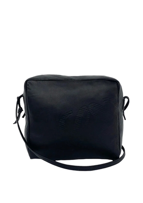 Loewe Pre-Owned 2010-2026 Leather Anagram crossbody bag - Black