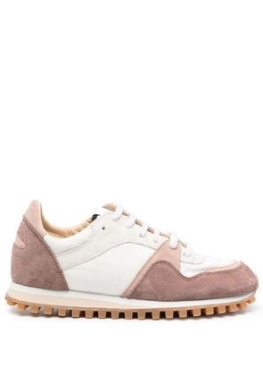 Spalwart panelled low-top sneakers - Brown