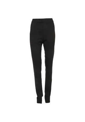 Fendi Pre-Owned straight-leg wool trousers - Black