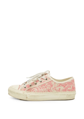 Christian Dior Pre-Owned Walk'n'Dior jacquard sneakers - Pink