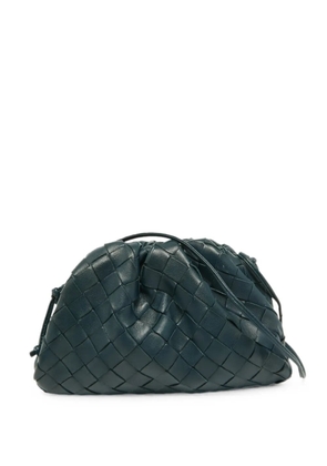 Bottega Veneta Pre-Owned The Pouch Intrecciato shoulder bag - Blue