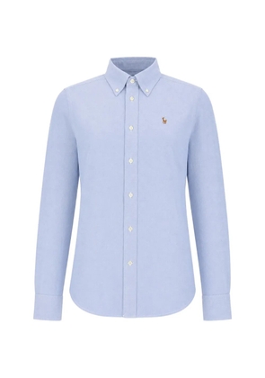 Polo Ralph Lauren embroidered-logo button-down shirt - Blue