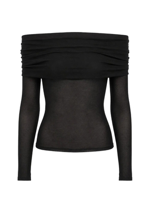 Petar Petrov Bodywork off-shoulder blouse - Black
