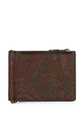 ETRO Arnica bifold card holder - Brown