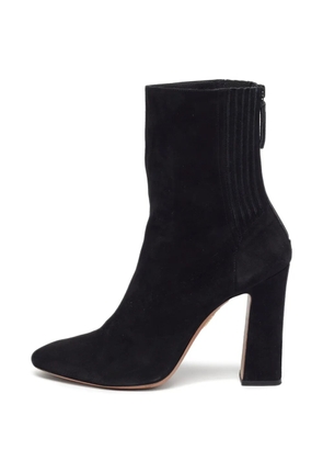Aquazzura Brooklyn zip-up ankle boots - Black