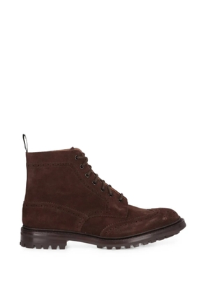 Todd Snyder brogue-detail lace-up desert boots - Brown