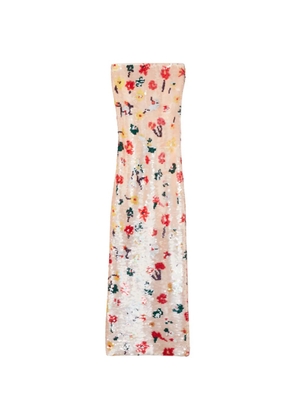 Tory Burch strapless sequin dress - Pink