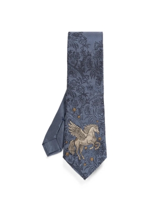 ETRO Pegaso jacquard-silk tie - Blue