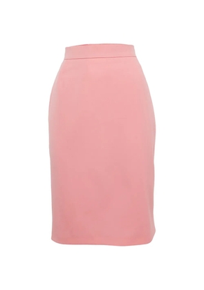 Valentino Garavani Pre-Owned gabardine pencil skirt - Pink
