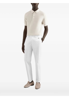 Dolce & Gabbana knitted polo shirt - Neutrals