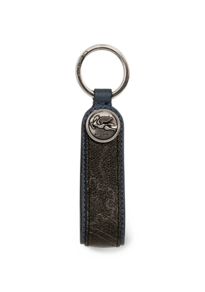 ETRO Arnica key ring with Pegaso coin - Black