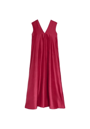 MOMONÌ Cueva silk dress - Red