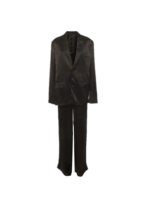 Balenciaga Pre-Owned tailored satin suit - Black