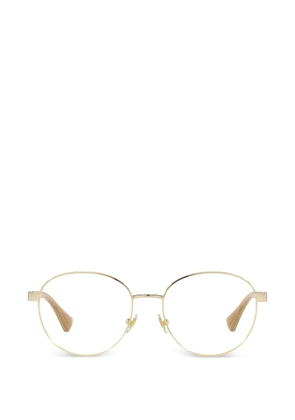 POLO RALPH LAUREN EYEWEAR round-frame glasses - Gold