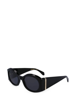 Ferragamo oval-frame sunglasses - Black