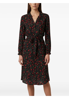 Zadig&Voltaire leaf-print mini dress - Black