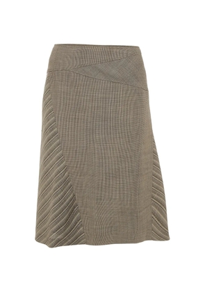 Kenzo Pre-Owned panelled A-line midi skirt - Grey