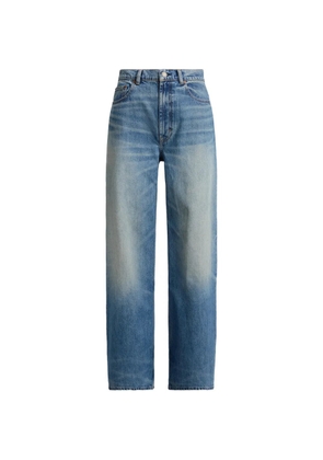 Polo Ralph Lauren wide-leg cotton jeans - Blue