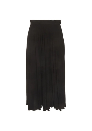 Maison Martin Margiela Pre-Owned plissé midi skirt - Black
