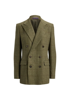 Ralph Lauren Collection Ramona windowpane tweed jacket - Green