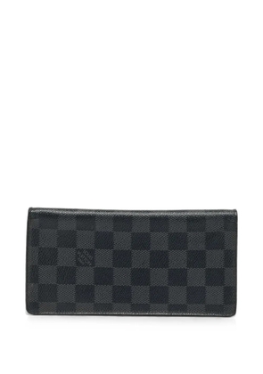 Louis Vuitton Pre-Owned Brazza Damier Graphite wallet - Black