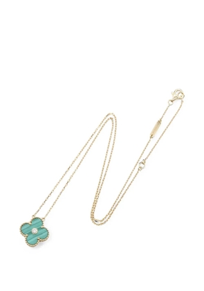 Van Cleef & Arpels Pre-Owned 2010s Vintage Alhambra malachite necklace - Gold