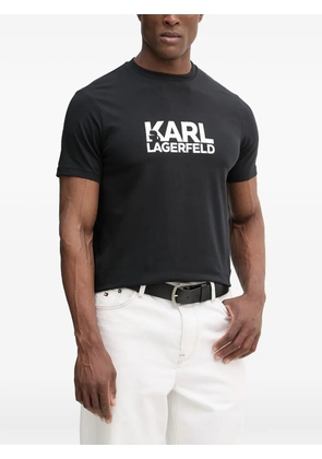 Karl Lagerfeld logo-print T-shirt - Black